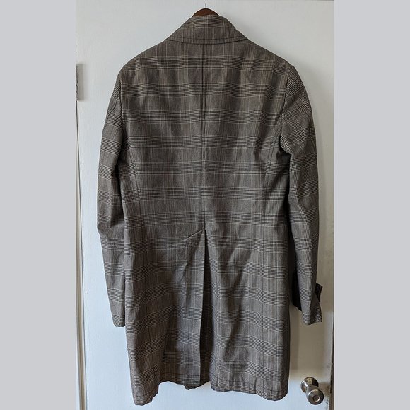 DRYKORN - checkered cotton coat Sz 52 - Picture 4 of 11
